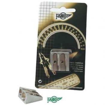 Sacapuntas metálico Faibo 2503 doble