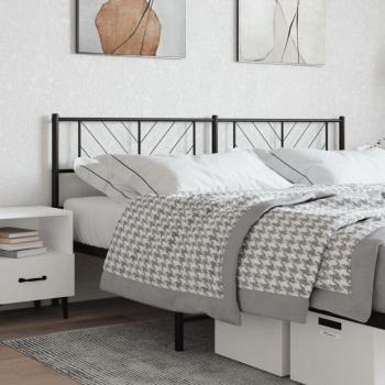 Testiera da Letto Metallo Nera 193 cm – Furniture Limited