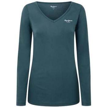 T-shirt femme Corine bleu marine
