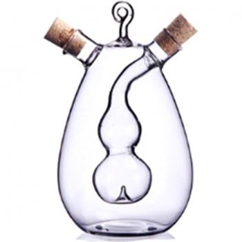 Botella transparente para aderezos