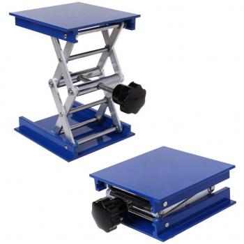 Élévateur de bureau aluminium 4×4 – station gravure sur bois