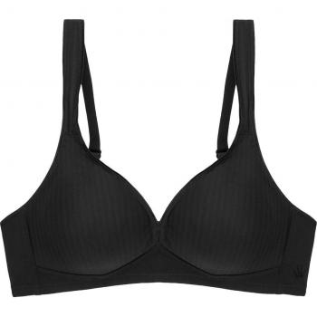 Soutien-gorge sans armatures en coton doux Triumph Modern Soft+Cotton Noir 100C