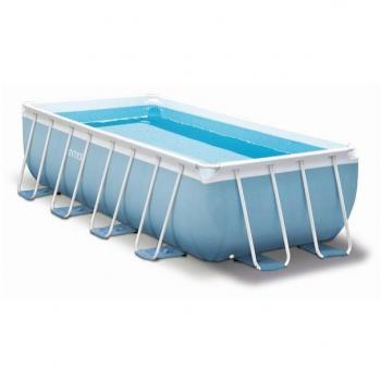 Intex 26788 Piscina Rettangolare Prism Frame 400x200x100 cm – Telaio in Metallo