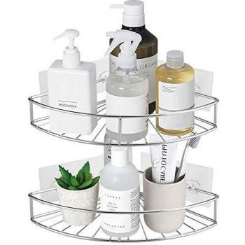 Drill-Free Shower Storage Organizer