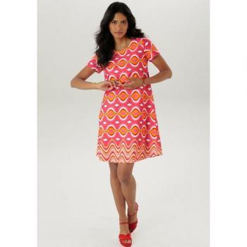Aniston SELECTED Jerseykleid – schlanke A‑Linie, aktuelle Mode