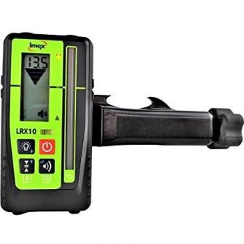 Imex Shockproof Digital Laser Level Receiver (LRX10, 90mm, Red and Green Beam)