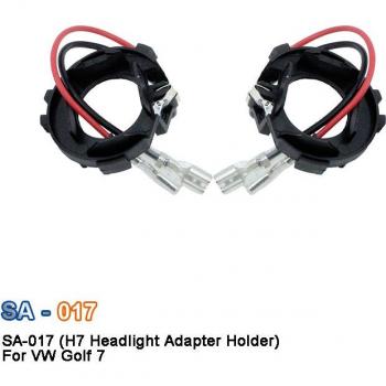 SAARMAT H7 LED Headlight Bulb Socket Adapter for Touran