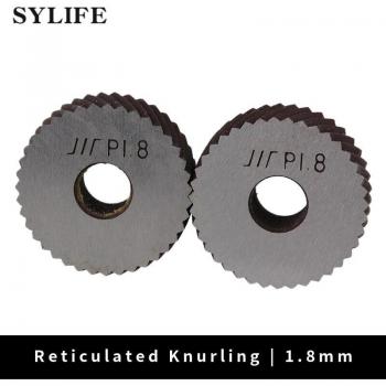 Silver 1.8mm Diagonal Coarse Knurl Wheel Set of 2
