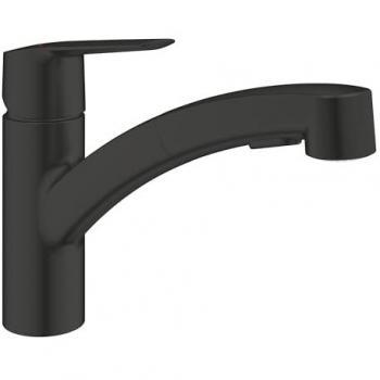 Grohe Start robinet de cuisine à douchette extractible noir mat 305312431