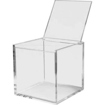 Transparente Acrylbox für Kaffeekapseln mit Deckel