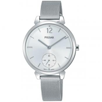 Pulsar Klassische Damen-Uhr mit Quarz und Edelstahlarmband – PN4053X1