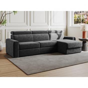 Cama Convertible Sofá Gráfico Antracita 160cm