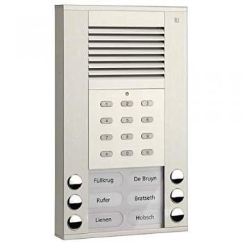 TCS Citofono Frontale 6‑Button Code Switch AS
