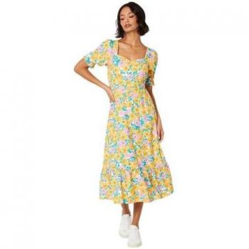 Dorothy Perkins vestido midi ligero con motivos florales