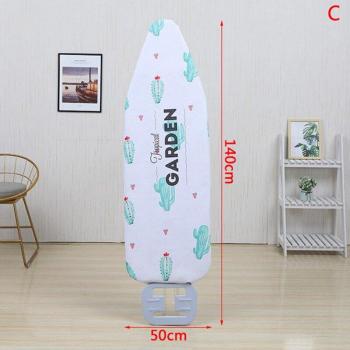 Non-Slip Thick Ironing Board Cover Marble Print 140*50CM