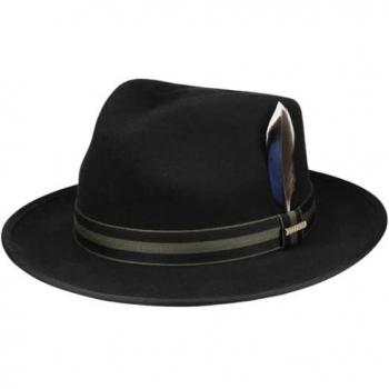 Stetson Black Adelaide Fedora Hat