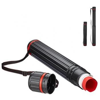 Tubo Portaplanos Relaxdays, Extensible A0, 64
