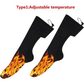 Chaussettes Électriques de Randonnée avec Réglage de Température