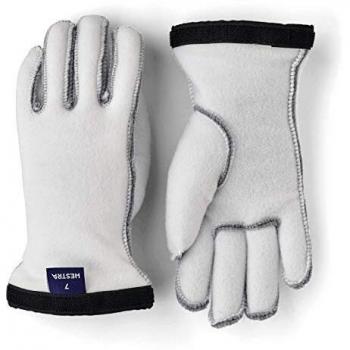 Gants HESTRA Femmes Heli Liner, 5 doigts, couleur off‑white – Taille 9 – 2020