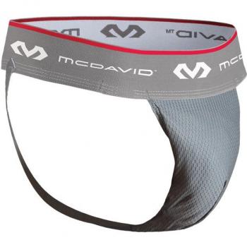 McDavid Herren Schoner mit Flex-Cup, Grau, M