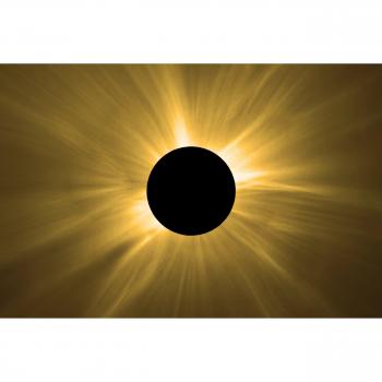 Papermoon Fototapete »Planetensystem und Finsternis«