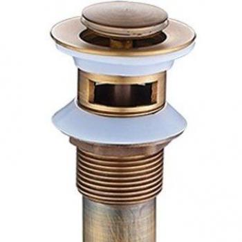 Antique Bathroom Brass Pop‑Up Drain Basin Waste YT‑5193