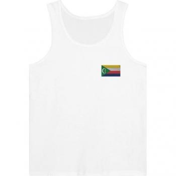 Unisex Comoros Flag T-Shirt Cotton