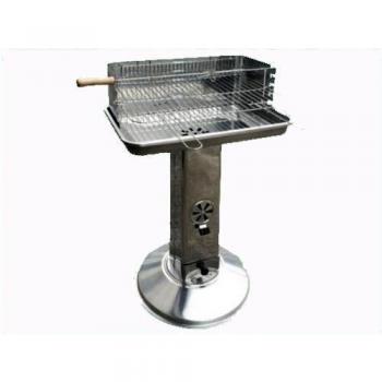 Griglia a carbone El Gaucho Arizona Inox cm. L58 x P38 x H87 Art. 144102
