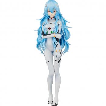 Rei Ayanami (Rebuild) XL Long‑Hair Pop‑Up Parade – Painted Figure