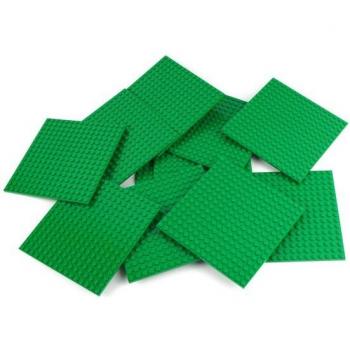 LEGO Dark Green 16x16 Plates – 20 Stück (Made in Europe)