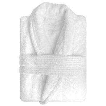 Lagune Blanc Peignoir en coton 500 g/m² – Taille M – Soleil d’Ocre