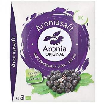 Aronia Original Bio Aroniasaft 100% Direktsaft, 5 l