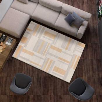 Tapis décoratif beige 80x150 cm Atticgo