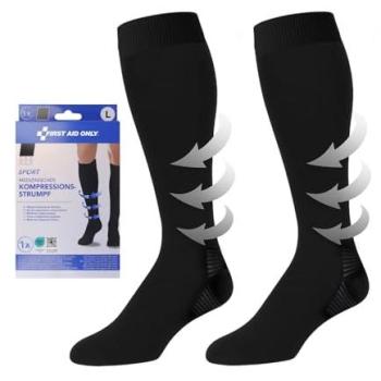FIRST AID ONLY Kompressionssport-Strumpfhose L
