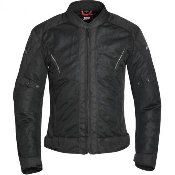 Veste moto femme Oxford Iota 1.0 Air noire et blanche