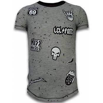 Local Fanatic T-Shirt mit asymmetrischer Stickerei