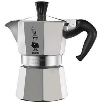 Bialetti Moka Express 6 Cup, Italian Coffee Stovetop Espresso Maker / Percolator