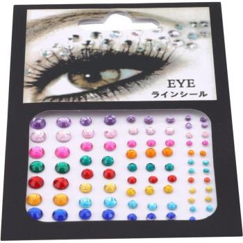 Adhesive Rhinestone Face Art