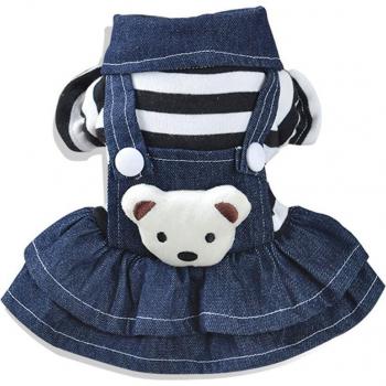 Veste en jean pour chien