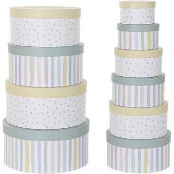 DKD Home Decor Kreisbögen – 10 Stück Papierkarten