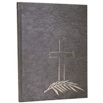 Gedenkbuch mit Kreuz 195x255mm 192 Seiten