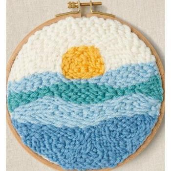 Kit punch needle nature marine