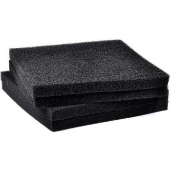 Schwarzes 50 × 50 × 4 cm Schaum