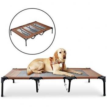 PawHut Cama Elevada para Perros Cama de Mascotas con Malla