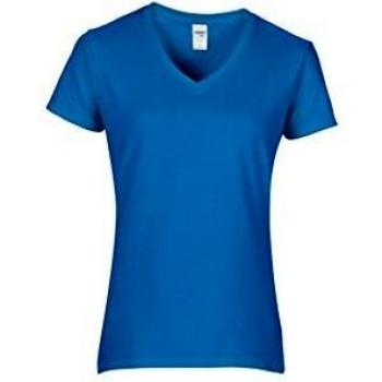 Gildan Sapphire Women’s Premium Cotton V‑Tee
