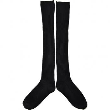 Chaussettes Jambes Chaudes Femme Tricot Volants Solide Hiver