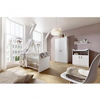 Cameretta Neonato Schardt White Classic con Armadio a Due Ante