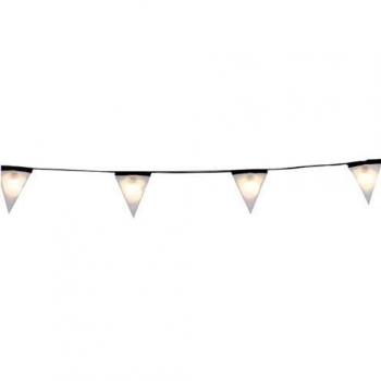 Fanions lumineux 10 LEDs + 10 drapeaux pour extérieur FLAGY