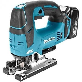 Makita Sierra 26 mm DJV182RTJ Ion de Litio, 2×5 Ah + DC18RC + Makpac