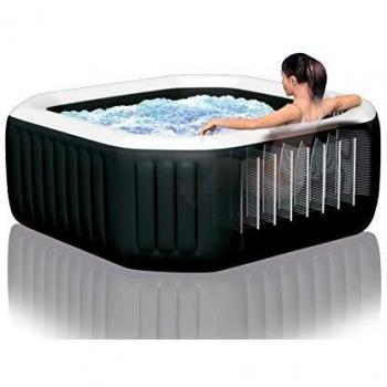 INTEX Whirlpool Pure SPA Jet + Bubble Kalkschutz + Salzwasser Ø201x71cm + APP